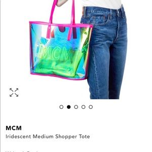 mcm iridescent bag